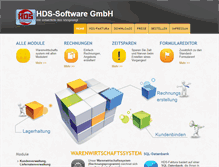Tablet Screenshot of hds-warenwirtschaftssystem.de
